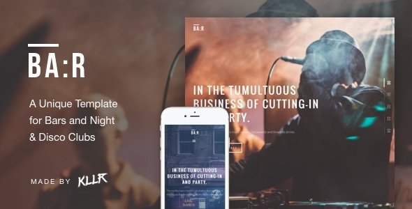 BA:R - Unique Bar, Night & Disco Club Template
           TFx