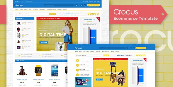 Crocus - Fashion OpenCart Theme
           TFx