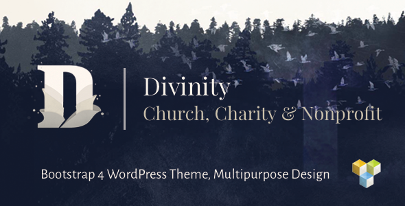 Divinity - Church, Nonprofit, Charity Events & Donations Bootstrap 4 WordPress Theme
           TFx