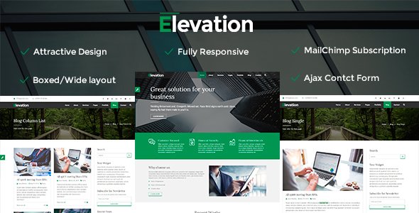 Elevation - Responsive Business HTML Template
           TFx