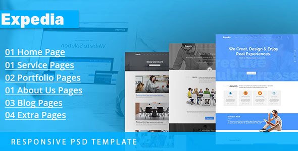 Expedia Multipurpose PSD Template
           TFx