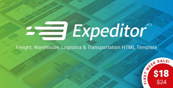 Expeditor - Freight, Logistics, Warehouse & Transportation HTML Template
           TFx