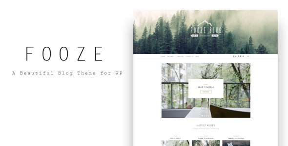 Fooze - A Responsive Blog Theme
           TFx