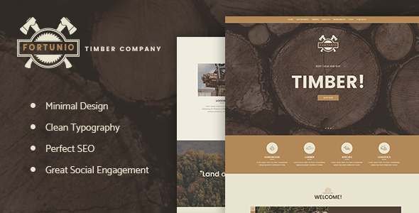 Fortunio - Timber | Forestry | Wood Manufacture WordPress Theme
           TFx