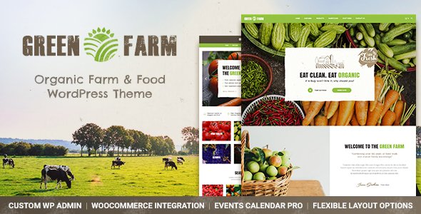 Green Farm - Organic Food Farm & Eco Food Store WordPress Theme
           TFx