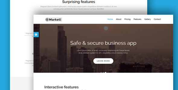 Marketi-Html App landing template
           TFx