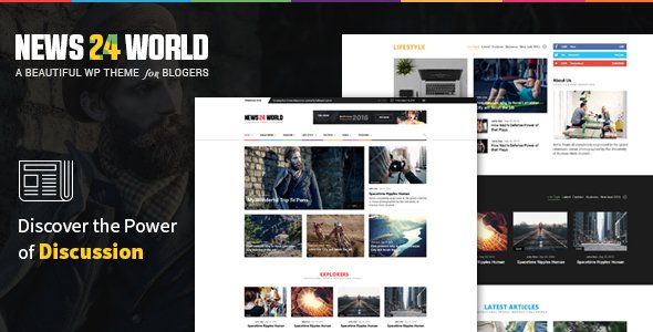News24 - Responsive WordPress News / Magazine / Newspaper Theme
           TFx