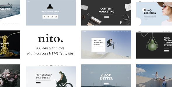 Nito - A Clean & Minimal Multi-purpose HTML Template
           TFx