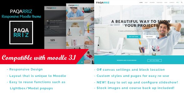 Paqarriz - Education Moodle Theme
           TFx