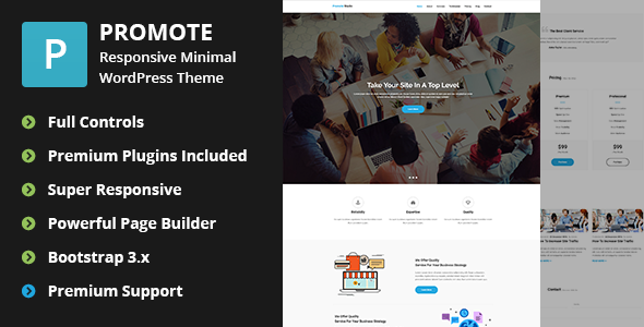 Promote - Digital Marketing Agency WordPress Theme
           TFx