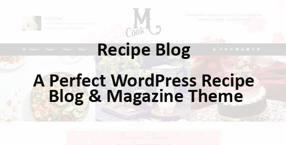 Recipe Blog - A Perfect WordPress Recipe Blog & Magazine Theme
           TFx