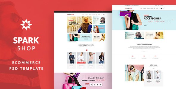 SPARK Shop -  e-Commerce PSD template
           TFx