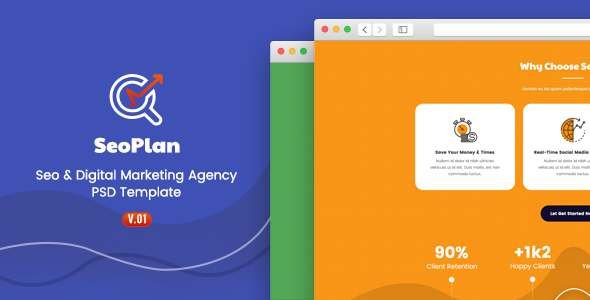 SeoPlan - SEO & Digital Marketing PSD Template
           TFx
