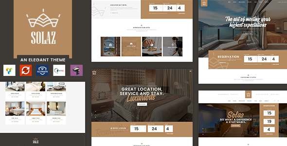 Solaz - An Elegant Hotel & Lodge WordPress Theme
           TFx