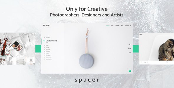 Spacer - Photography Portfolio WordPress Theme
           TFx