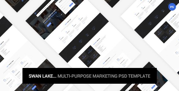 Swan Lake - Marketing PSD Template
           TFx