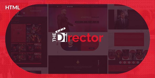 The Director - Film Director & Video Portfolio HTML Template
           TFx