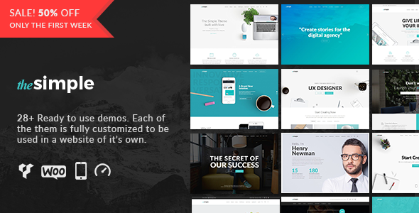 The Simple -  Responsive Multi-Purpose Business Theme
           TFx