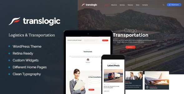 Translogic | Logistics & Transportation WP Theme
           TFx