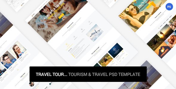 Travel Tour - tourism & travel PSD Template
           TFx