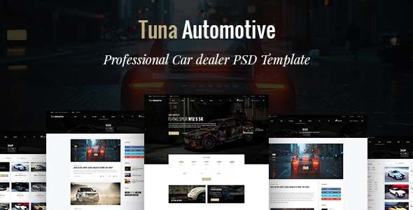 Tuna Automotive - Car dealer PSD Template
           TFx