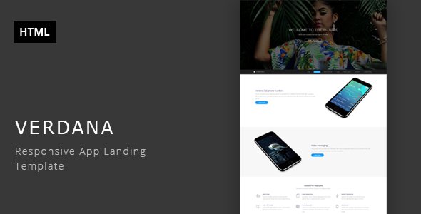 Verdana - Responsive App Landing Template
           TFx