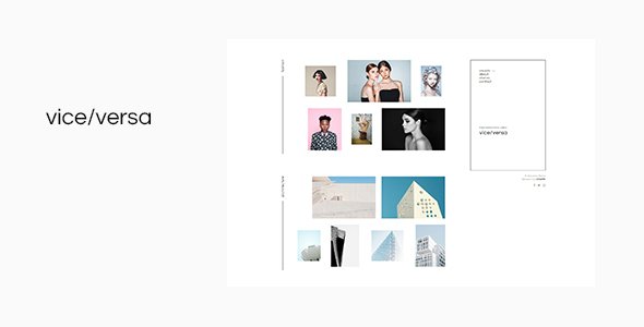 Viceversa - Minimal Photography and Portfolio WordPress Theme
           TFx