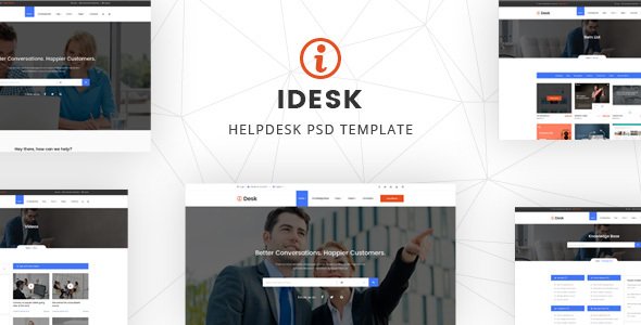 iDesk - Author HelpDesk EDD Shop PSD Template
           TFx