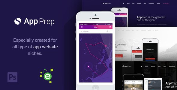 AppPrep - Creative App Landing Page PSD Template
           TFx