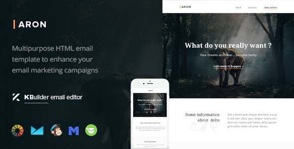 Aron - Responsive Email Template + Kbuilder Offline
           TFx