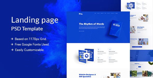 Blog PSD Template
           TFx
