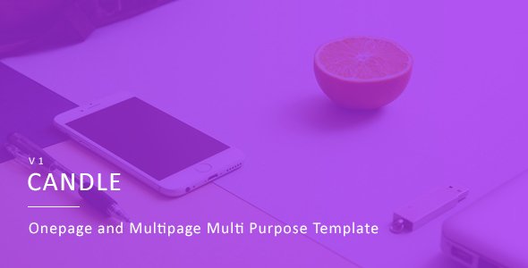 Candle |  One & Multipage Multi-purpose Template
           TFx