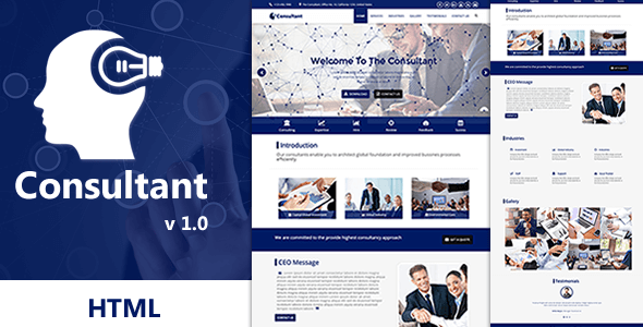 Consultant - OnePage Multi-Purpose HTML Template
           TFx