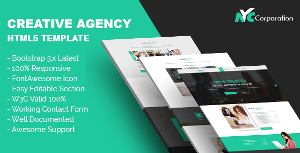 Creative Agency Bootstrap HTML5 Template
           TFx