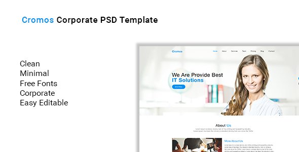 Cromos Corporate PSD Template
           TFx