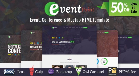 Event Point - Event, Conference & Meetup HTML Template
           TFx