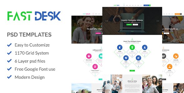 Fast Desk - Office, Food, Charity and Industry Psd Templates
           TFx