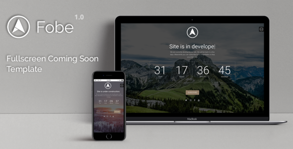 Fobe - Fullscreen Coming Soon Template
           TFx