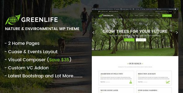 Greenlife - Nature & Environmental WP theme
           TFx