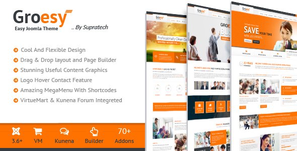 Groesy - Responsive Multi-Purpose Joomla Template
           TFx