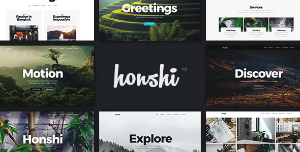 Honshi - Creative Multi Purpose Template
           TFx