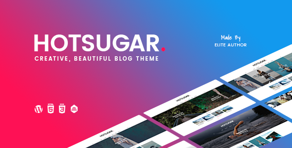 HotSugar | Responsive Wordpress Blog Theme
           TFx
