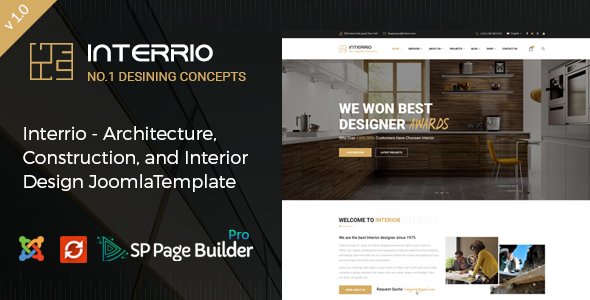 Interrio - Responsive Interior Design Joomla Template
           TFx