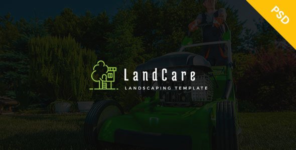 LandCare - landscaping, & Gardening PSD Template
           TFx