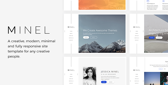 Minel - Responsive Minimal Site Template
           TFx
