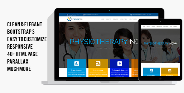 PhysiotherapyPro - Physiotherapy, Physiotherapist, Physiotherapy Clinic HTML Template
           TFx