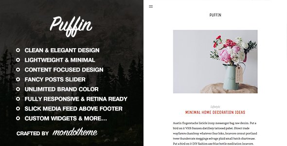 Puffin - Responsive Ghost Theme
           TFx