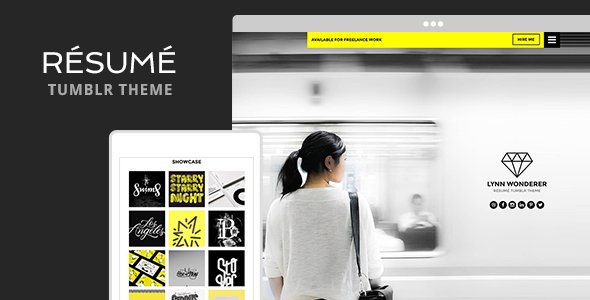 Résumé Tumblr Theme
           TFx