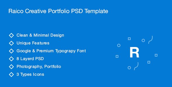 Raico Creative Portfolio PSD Template
           TFx