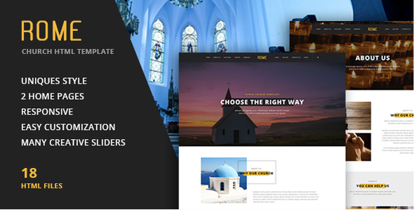 Rome - Church HTML Template
           TFx
